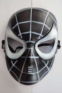 Маска Человек паук Симбиот (черная) - фото
