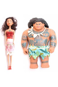 Лялька MOANA комплект Бог Мауї і Ваяна - фото