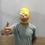 Латексная маска Гомера Симсона - Simpsons - фото