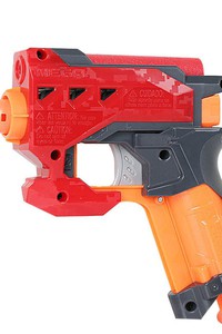 Пістолет Nerf з великими стрілами - фото