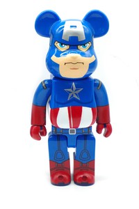 Фігурка Капітан Америка Bearbrick 400% - фото