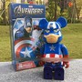 Фігурка Капітан Америка Bearbrick 400% - фото