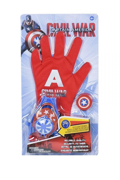 Перчатка супергероя Капитан Америка - фото