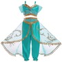 Костюм принцеcсы Жасмин из к/ф "Алладин" для девочки из трех предметов - Princess Jasmine, costume, cornival - фото