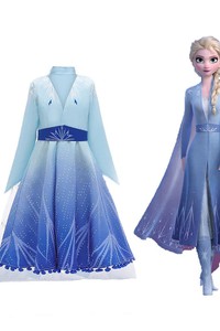 Праздничный комплект принцессы Эльзы Холодное сердце 2 из трех предметов - Elsa, Princess, Frozen2, Disney - фото