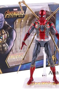 Человек паук - Фигурка из к\ф Мстители "Война Бесконечности", 15 см - Spider-Man Infinity - фото