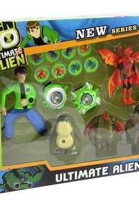 Набір фігурок космічні прибульці Омнитрикс Бен 10 зі світловим ефектом - Aliens, Omnitrix, Ben 10, Bandai - фото