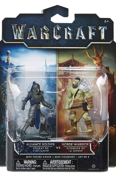 Фигурки Орка и Человека - World of Warcraft (Орда и Альянс) - фото