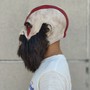 Латексна маска Бог війни 4 з бородою - Кратос - фото