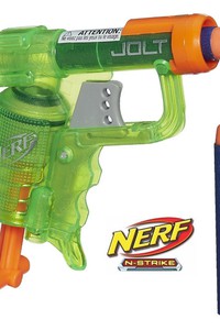 Зелений пістолет Nerf Jolt - фото