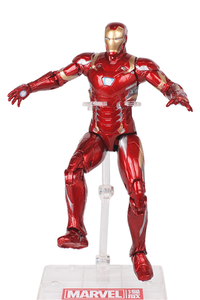 Фигурка Железный Человек Марк 46 с держателем, Мстители - фото