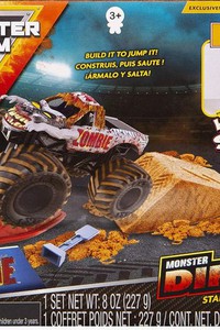 Игровой набор машинка и кинетический песок Monster Jam - фото