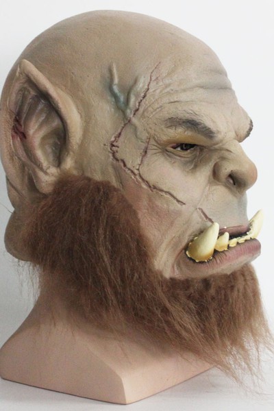 World of Warcraft маска орка латексная Ogrim Doomhammer - фото