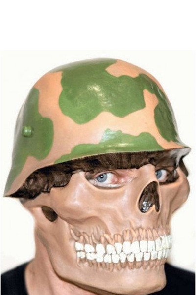 маска черепа в каске - фото - фото