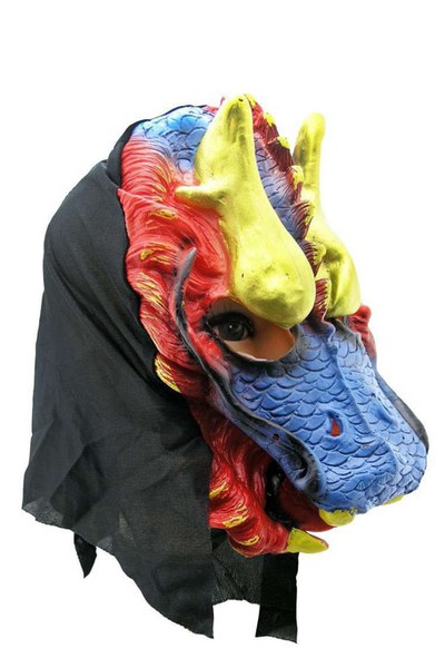 маска дракона - латексная фото - фото
